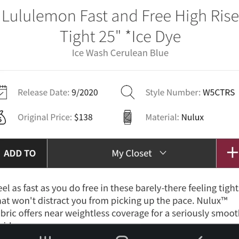 🍋 Lululemon 🍋 Align 25" Size 4 - Picture 12 of 12